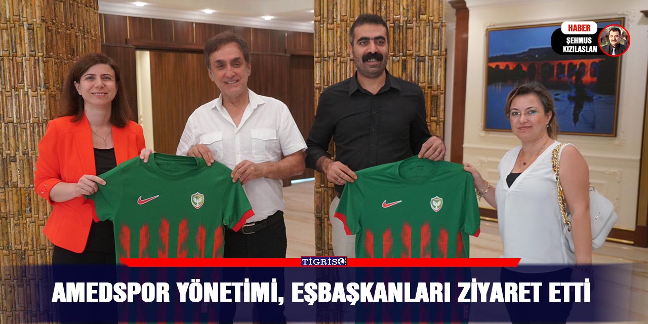 Amedspor yönetimi, eşbaşkanları ziyaret etti