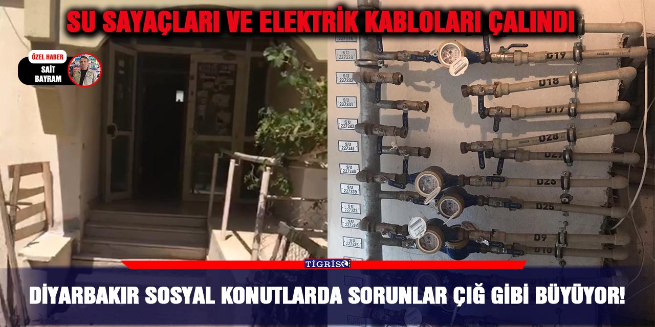 VİDEO - Diyarbakır Sosyal Konutlarda sorunlar çığ gibi büyüyor!