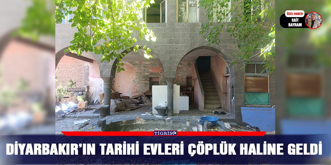 VİDEO - Diyarbakır’ın Tarihi Evleri Çöplük Haline Geldi