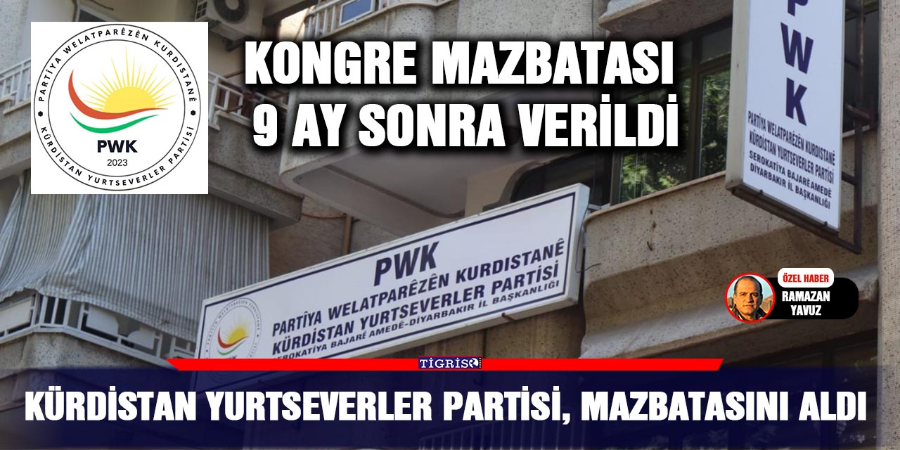 Kürdistan Yurtseverler Partisi, mazbatasını aldı