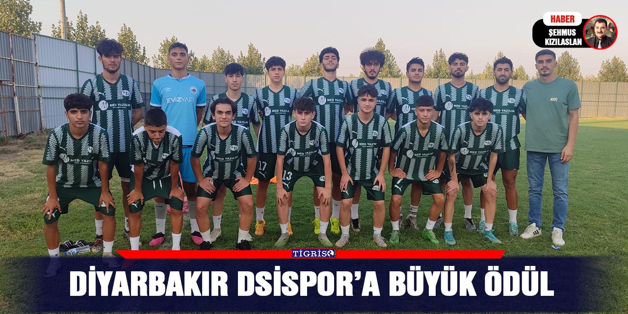 Diyarbakır DSİspor’a Büyük ödül