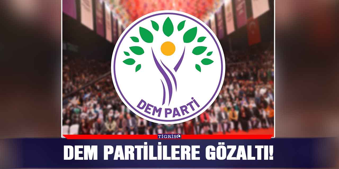 DEM Partililere gözaltı!