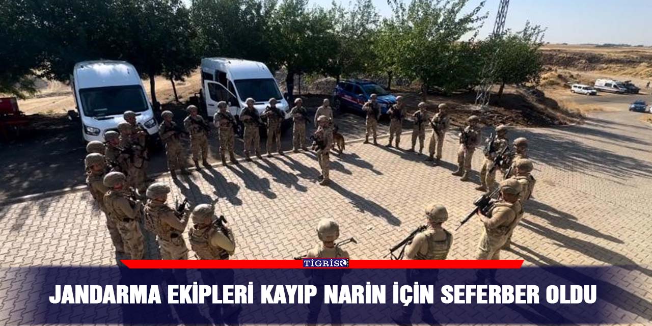 Jandarma ekipleri kayıp Narin için seferber oldu