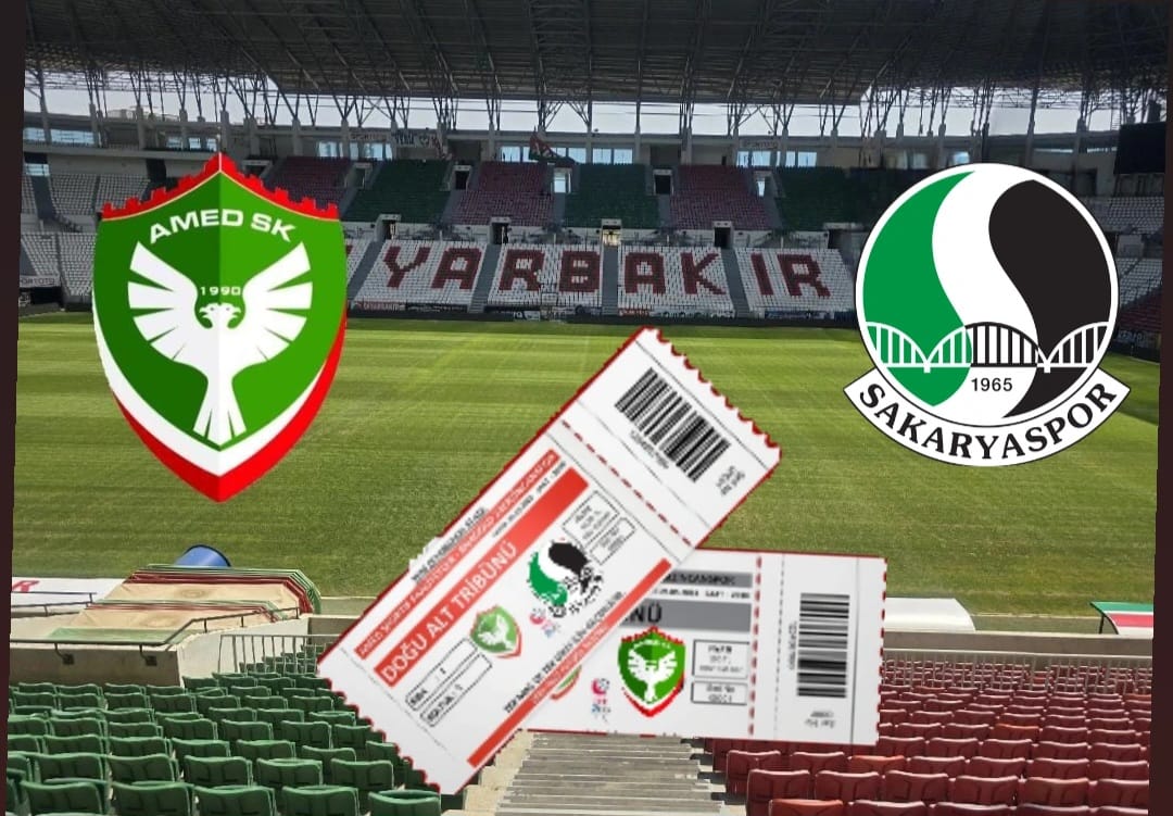 Amedspor-Sakaryaspor maçı bilet fiyatları belli oldu