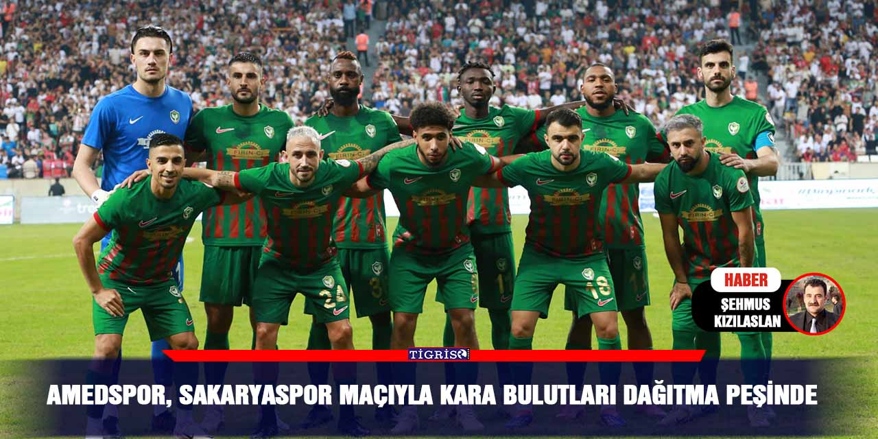 Amedspor, Sakaryaspor maçıyla kara bulutları dağıtma peşinde