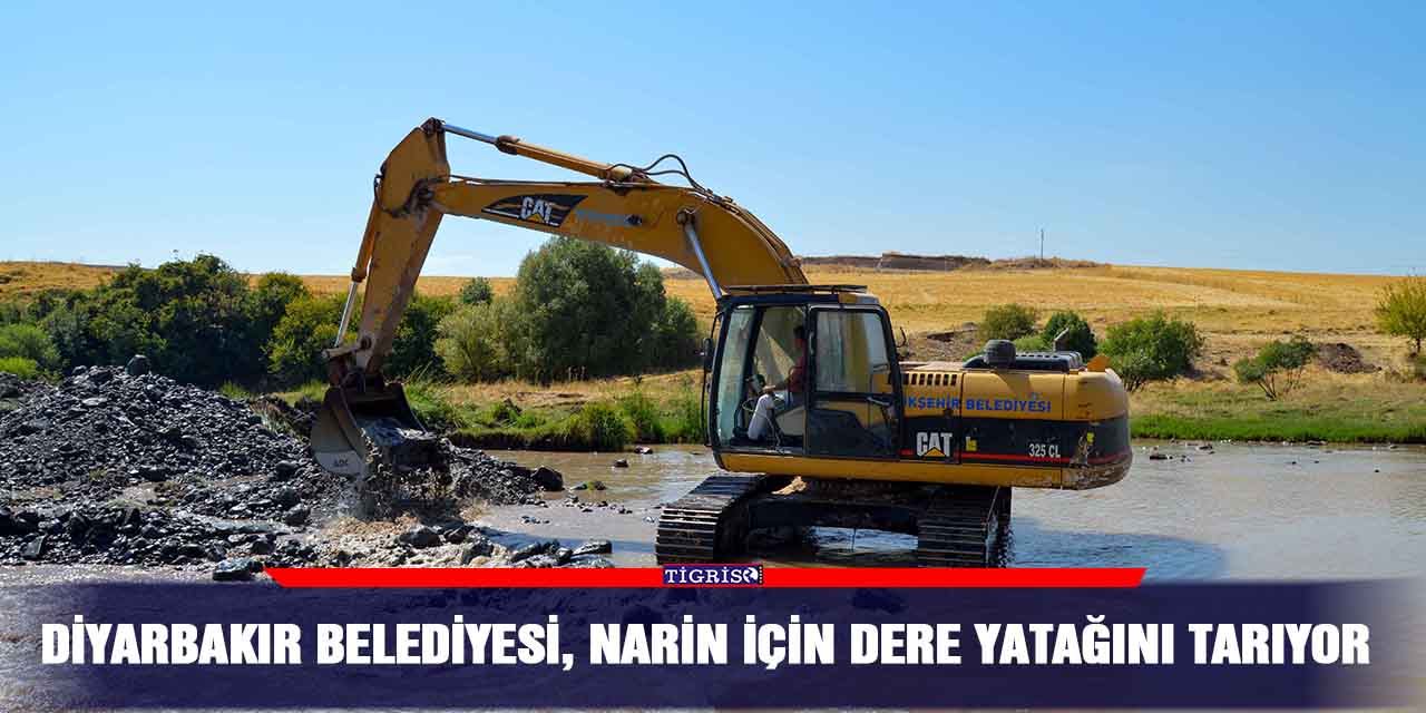 Diyarbakır belediyesi, Narin için dere yatağını tarıyor