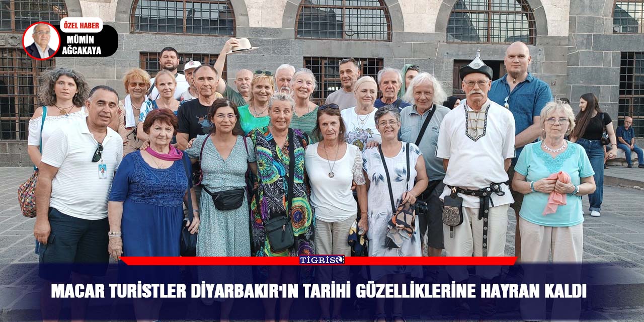 VİDEO - Macar turistler Diyarbakır'ın tarihi güzelliklerine hayran kaldı