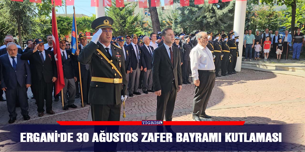 Ergani'de 30 Ağustos Zafer Bayramı kutlaması