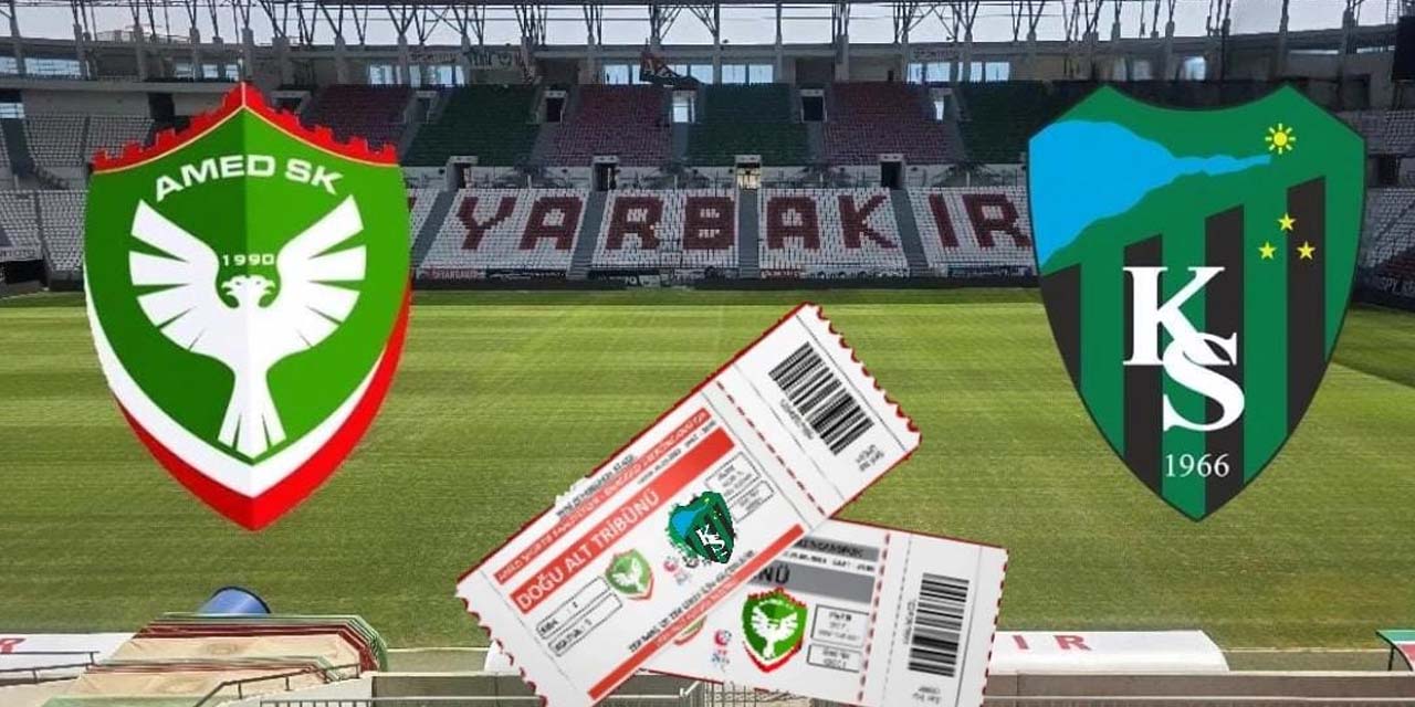 Amedspor-Kocaelispor maçı Biletleri satışta