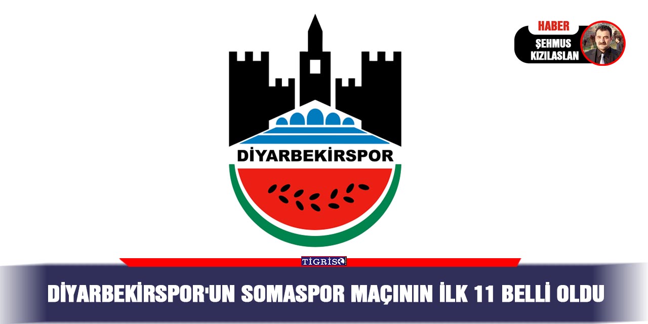 Diyarbekirspor'un Somaspor Maçının ilk 11 belli oldu