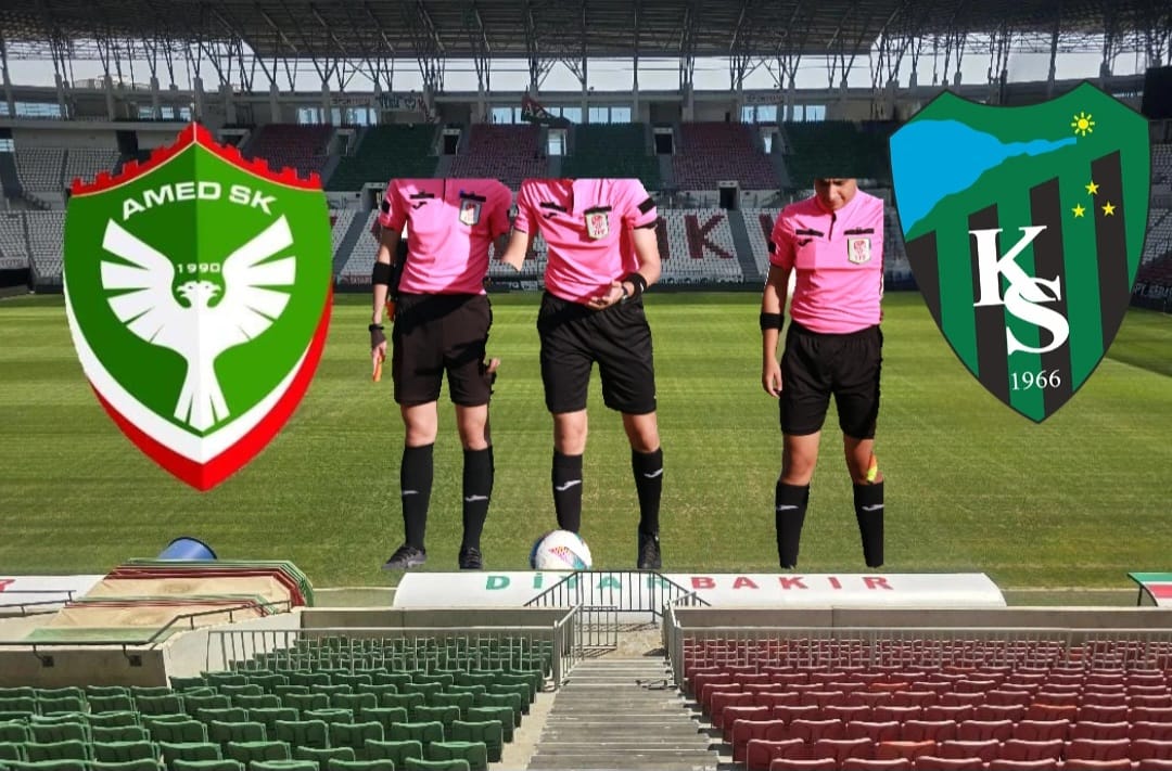 Amedspor Kocaelispor maçını Aksu Yönetecek