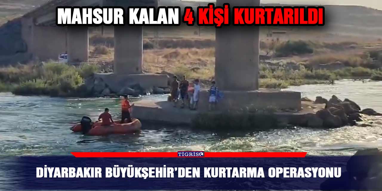 Diyarbakır Büyükşehir’den kurtarma operasyonu