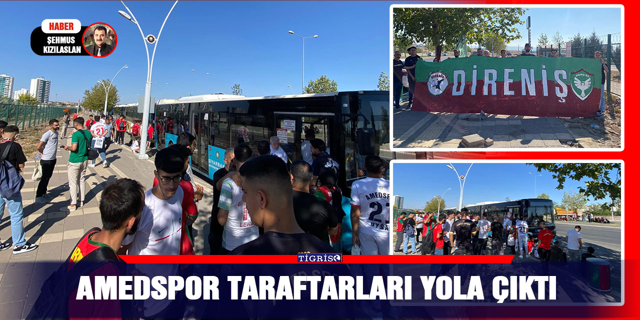 Amedspor taraftarları yola çıktı