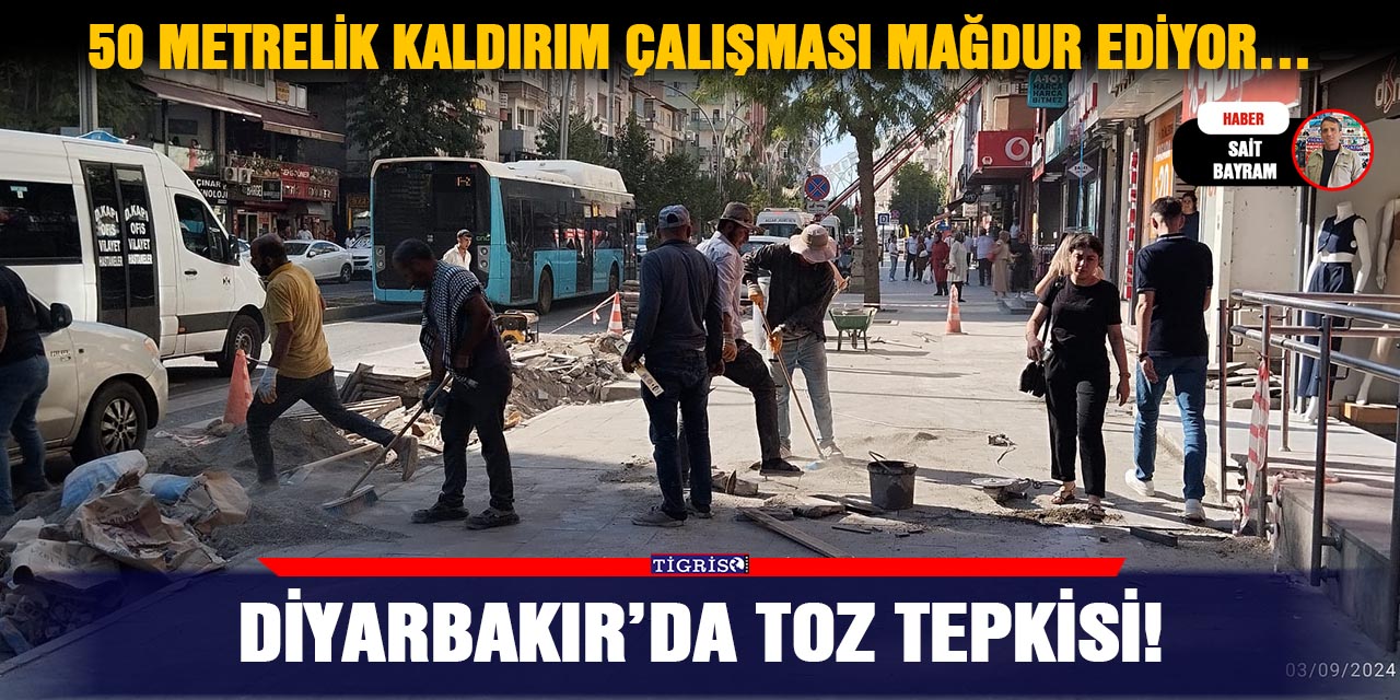 VİDEO - Diyarbakır’da toz tepkisi!