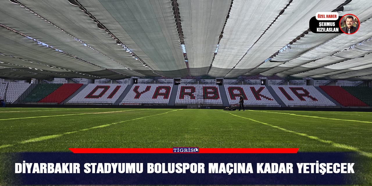 VİDEO - Diyarbakır stadyumu Boluspor maçına kadar yetişecek