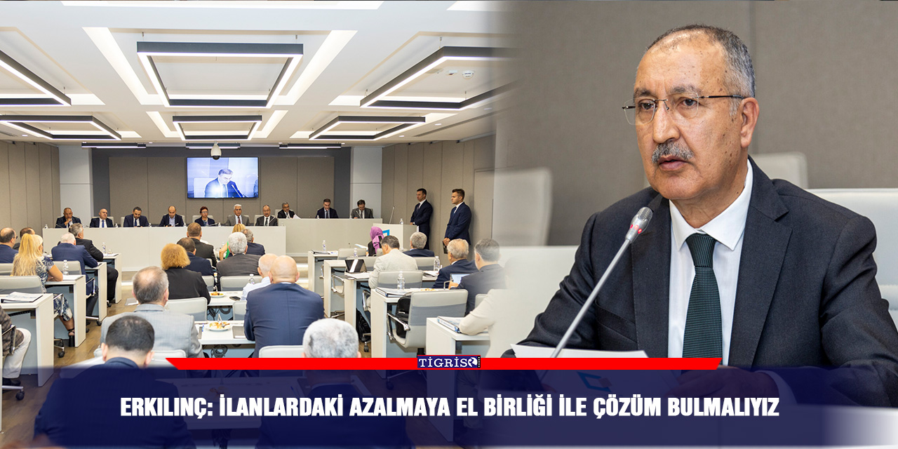 Erkılınç: İlanlardaki azalmaya el birliği ile çözüm bulmalıyız