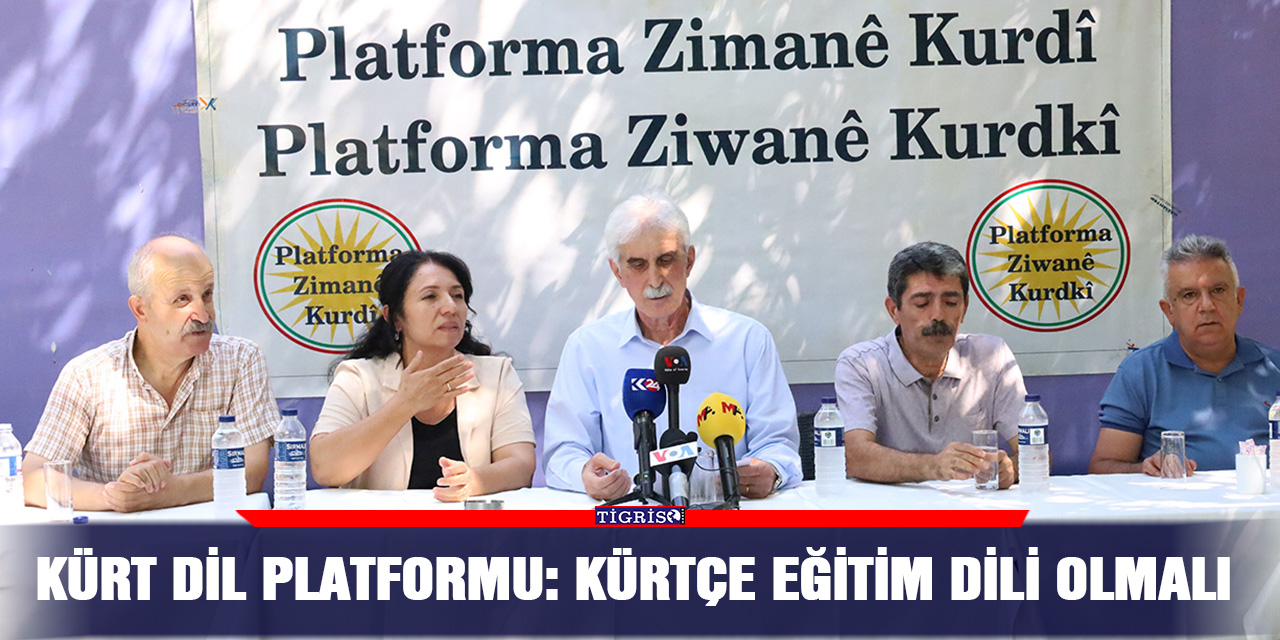 Kürt Dil Platformu: Kürtçe eğitim dili olmalı