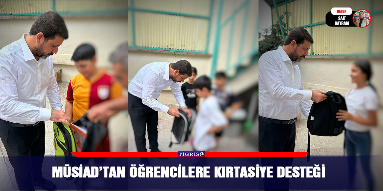 MÜSİAD’tan öğrencilere kırtasiye desteği