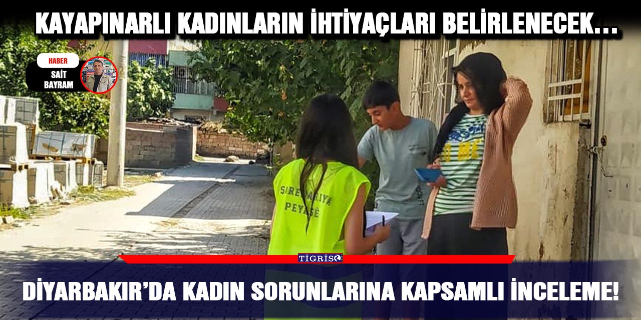 Diyarbakır’da kadın sorunlarına kapsamlı inceleme!