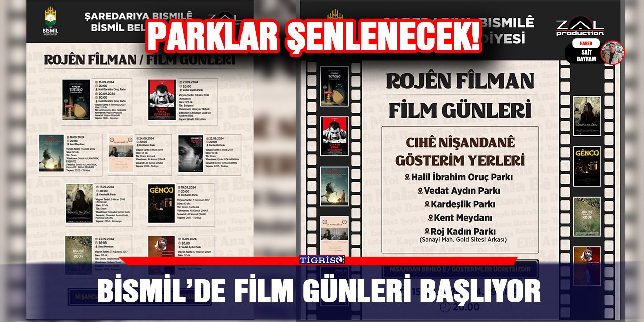 Bismil’de Film Günleri başlıyor