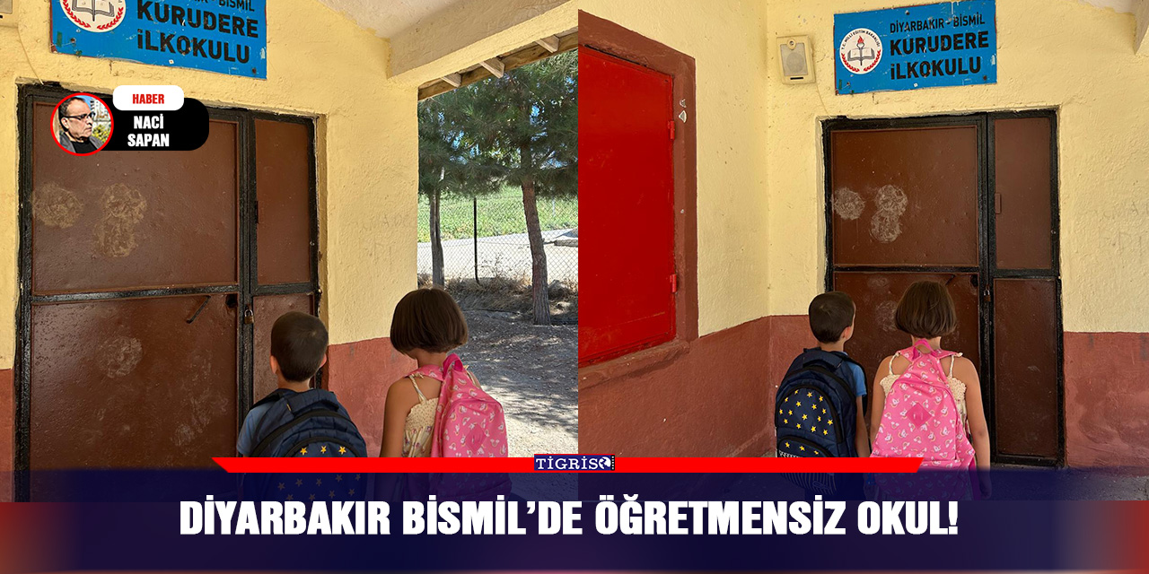 Diyarbakır Bismil’de öğretmensiz okul!