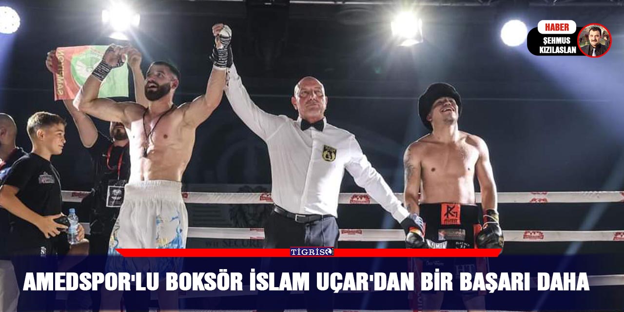 Amedspor'lu Boksör İslam Uçar'dan bir başarı daha