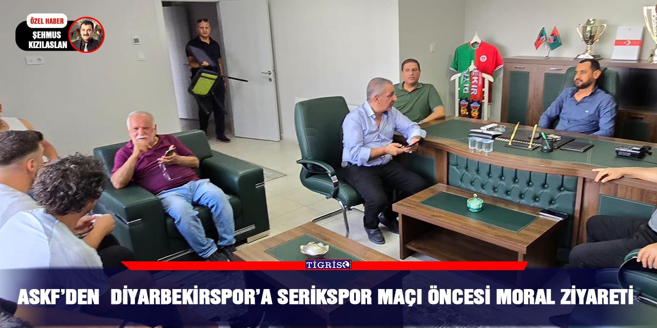 ASKF’den  Diyarbekirspor’a Serikspor maçı öncesi moral ziyareti