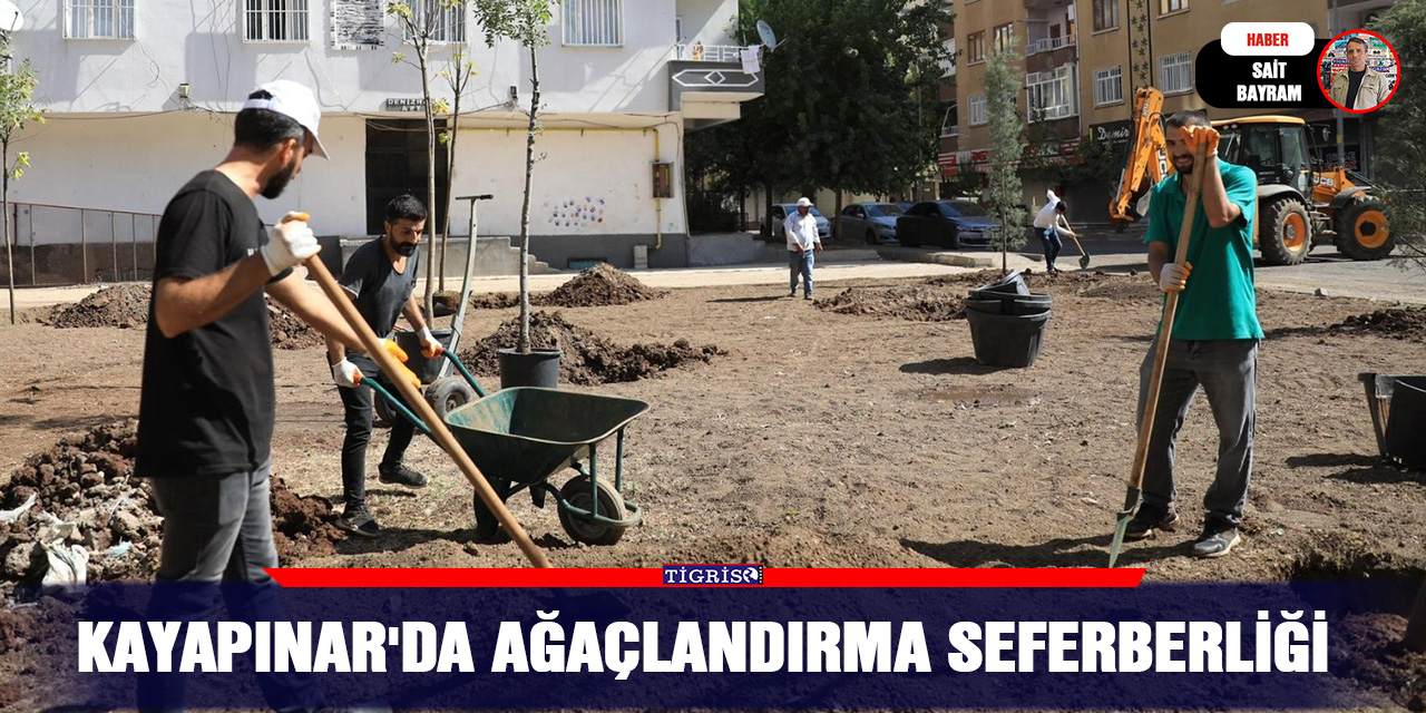 Kayapınar'da Ağaçlandırma seferberliği