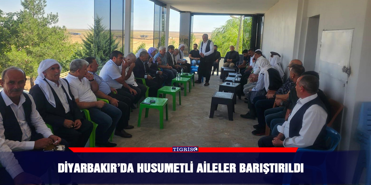 Diyarbakır’da husumetli aileler barıştırıldı