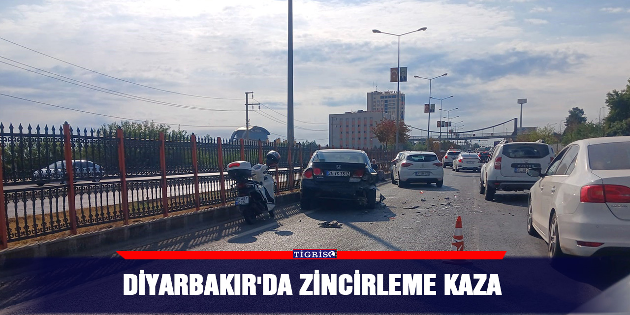 Diyarbakır'da zincirleme kaza