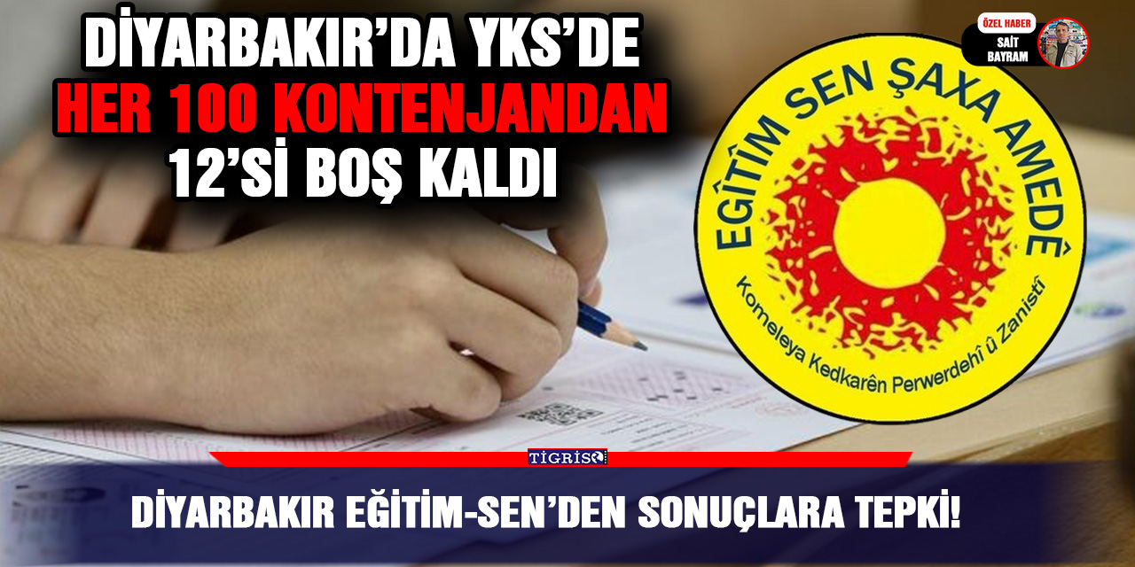 Diyarbakır Eğitim-Sen’den sonuçlara tepki!