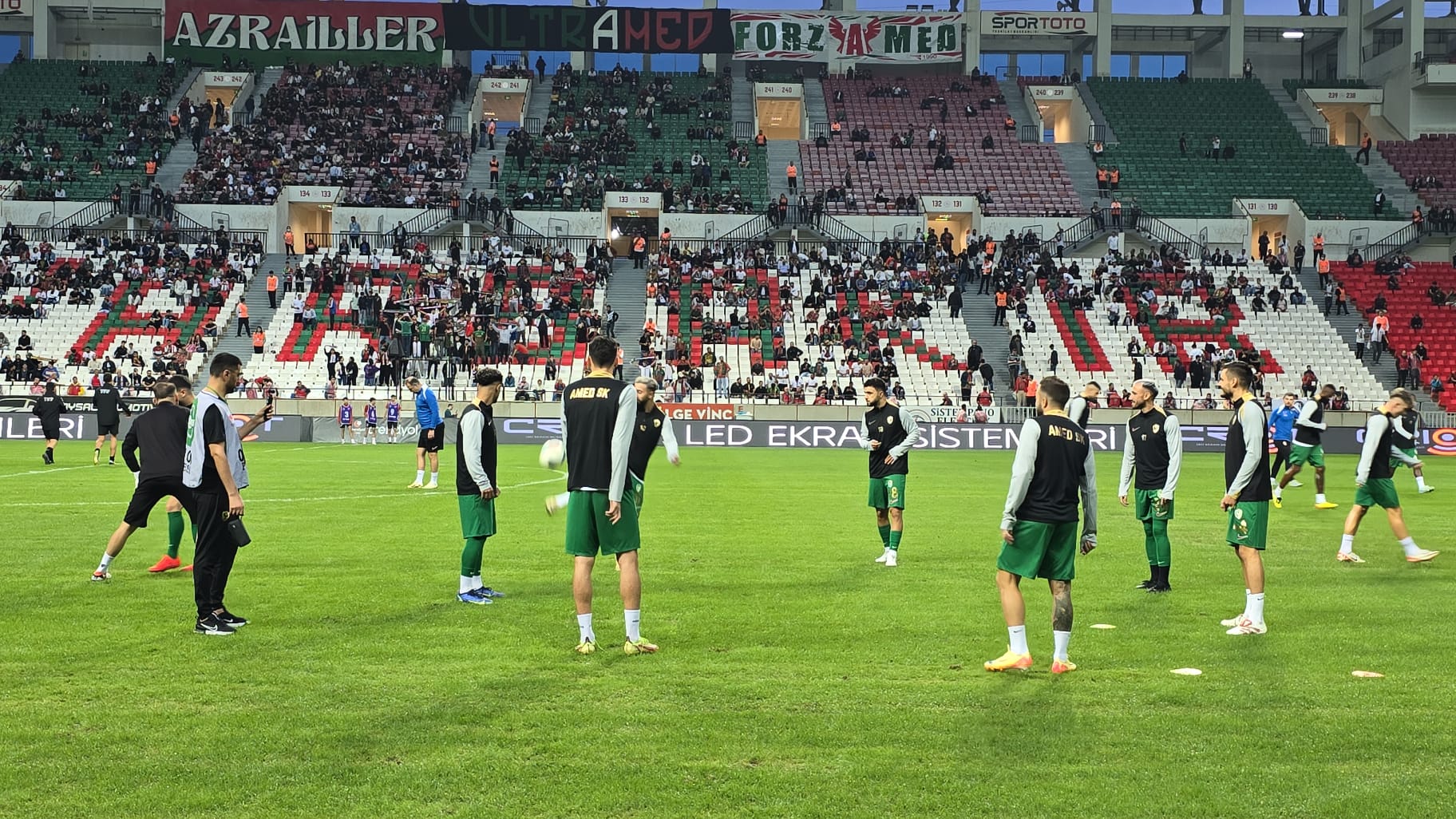 Amedspor'da sürpriz değişiklik: İlk 11'ler belli oldu