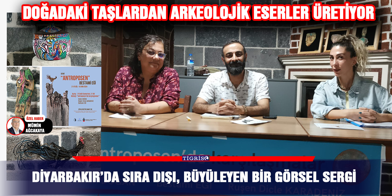 VİDEO - Diyarbakır’da sıra dışı, büyüleyen bir görsel sergi