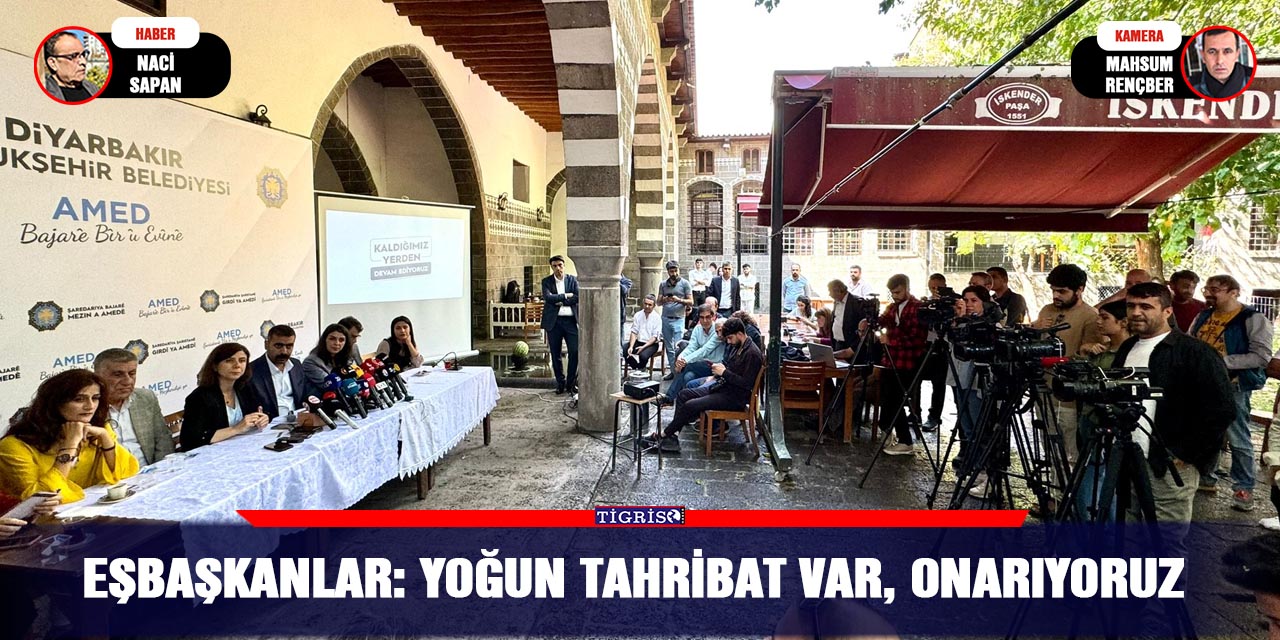 VİDEO - Eşbaşkanlar: Yoğun tahribat var, onarıyoruz