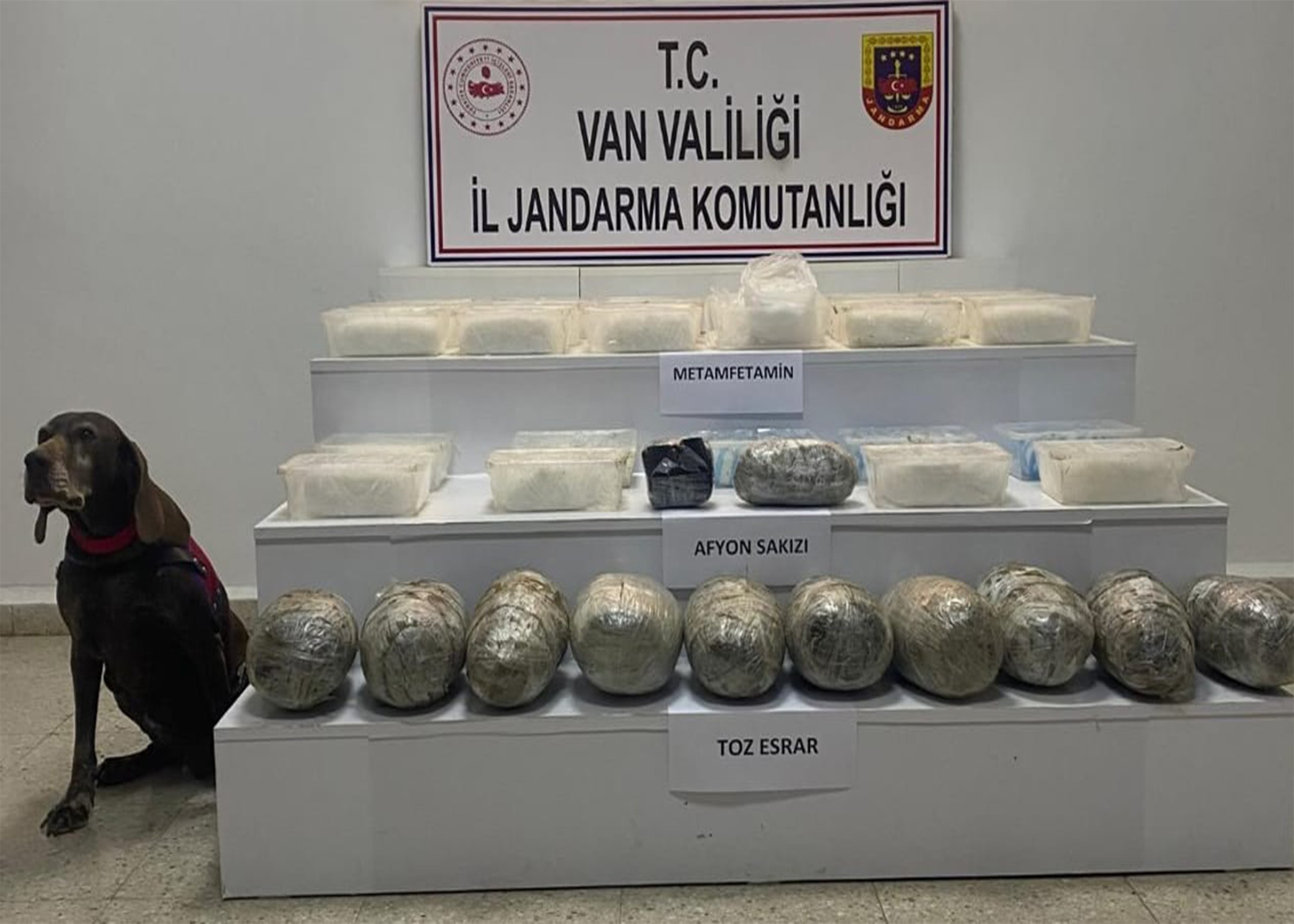 Van'da 107 kilo uyuşturucu yakalandı