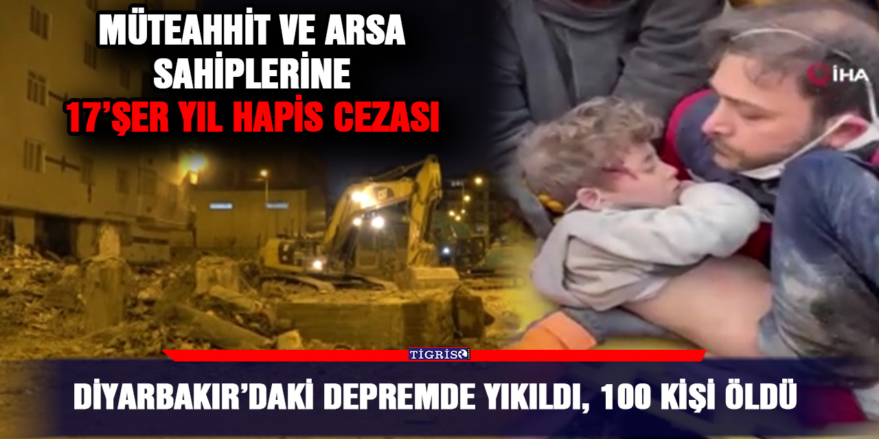 VİDEO - Diyarbakır’daki depremde yıkıldı, 100 kişi öldü