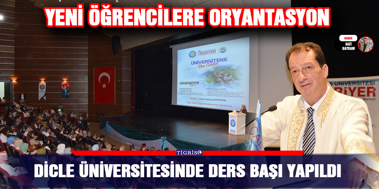 Dicle Üniversitesinde ders başı yapıldı