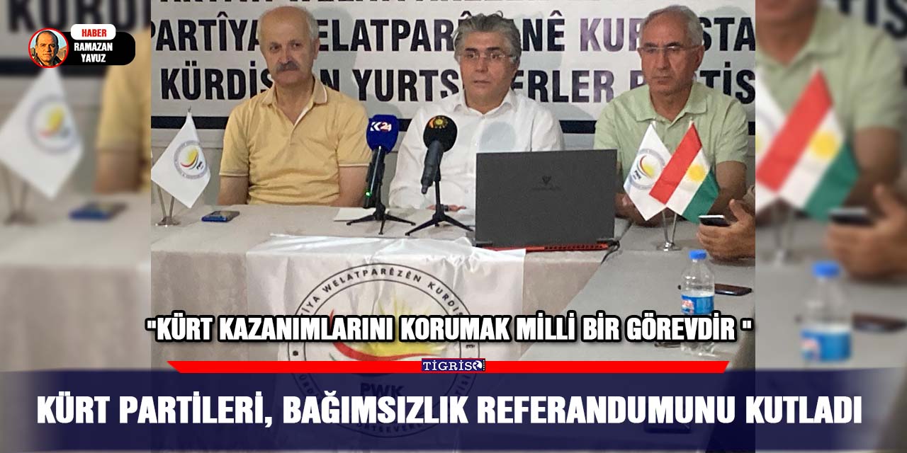 Kürt partileri, Bağımsızlık Referandumunu kutladı