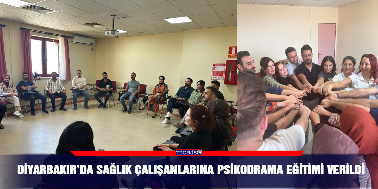 Diyarbakır’da sağlık çalışanlarına psikodrama eğitimi verildi