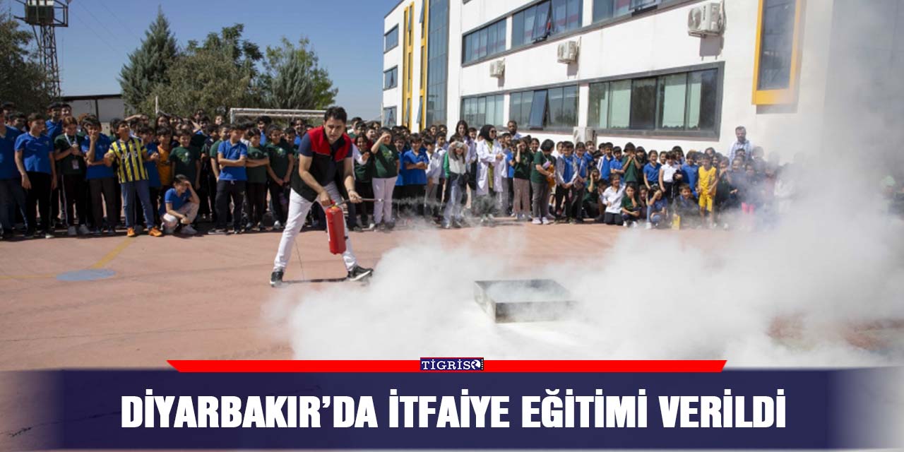 Diyarbakır’da itfaiye eğitimi verildi