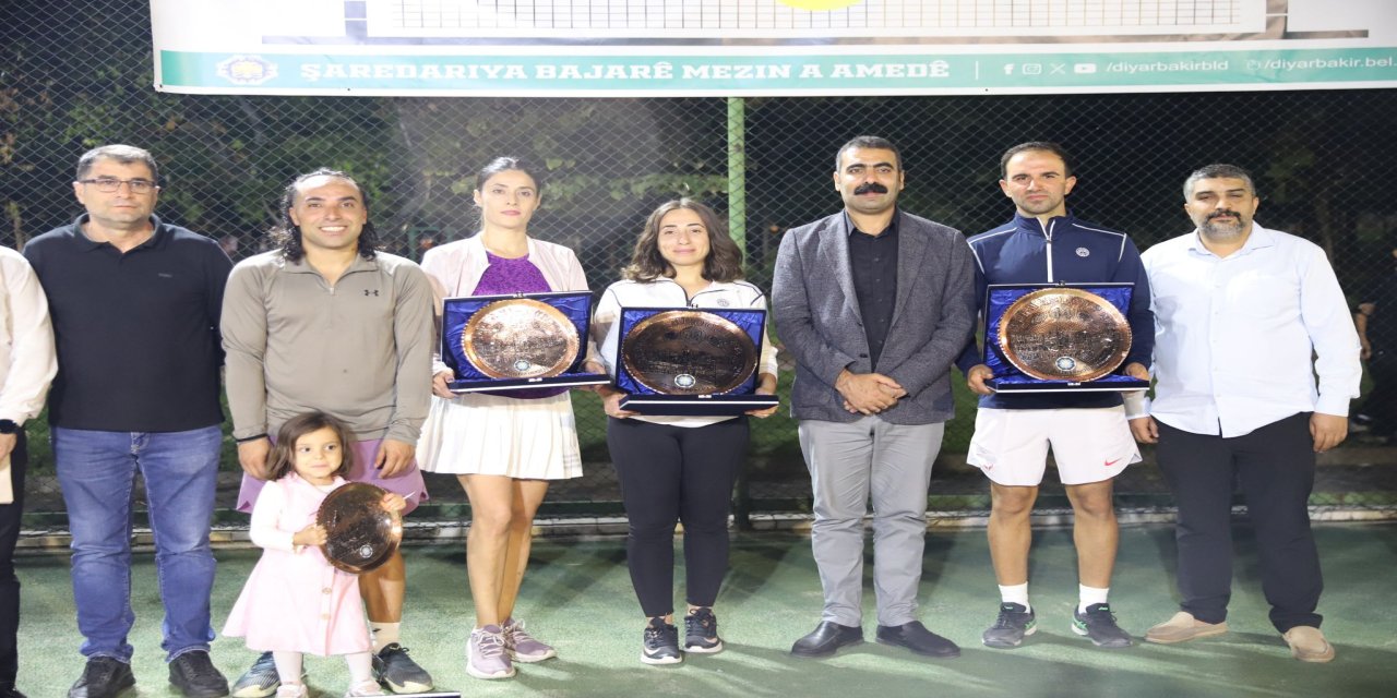 Amed Cup Tenis Turnuvası sonuçlandı