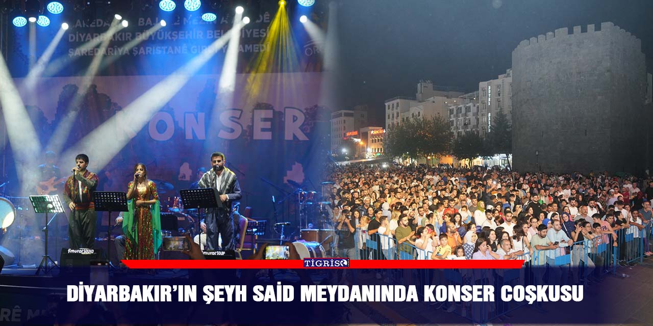 Diyarbakır’ın Şeyh Said Meydanında konser coşkusu