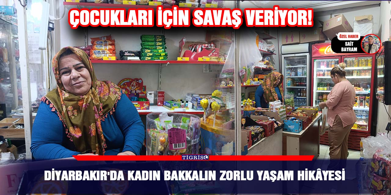 VİDEO - Diyarbakır'da kadın bakkalın zorlu yaşam hikâyesi