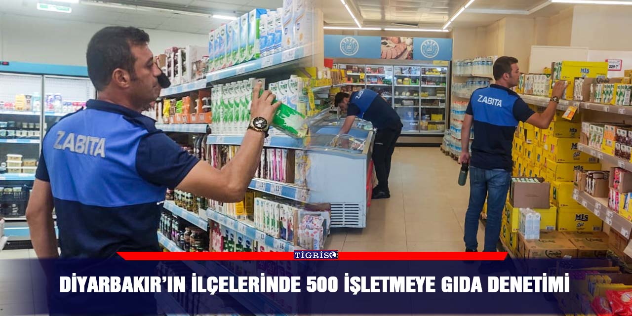 Diyarbakır’ın ilçelerinde 500 işletmeye gıda denetimi