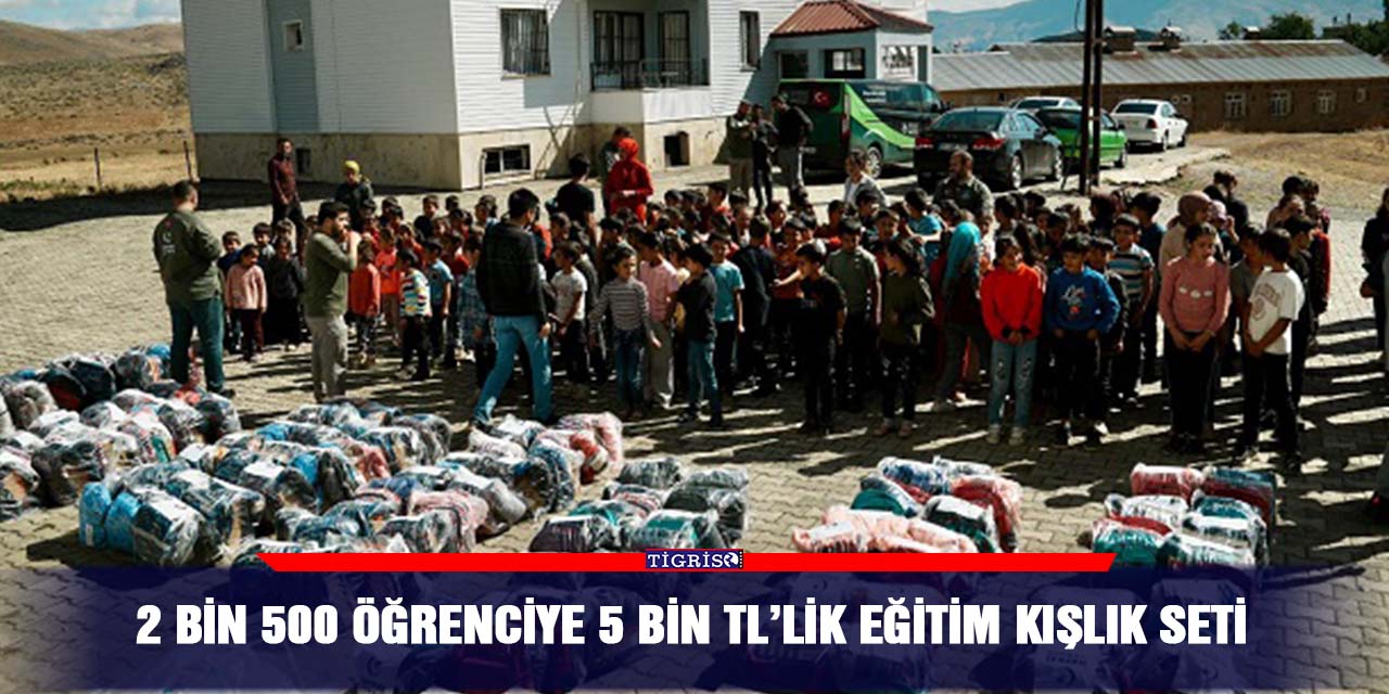 2 bin 500 öğrenciye 5 bin TL’lik eğitim kışlık seti