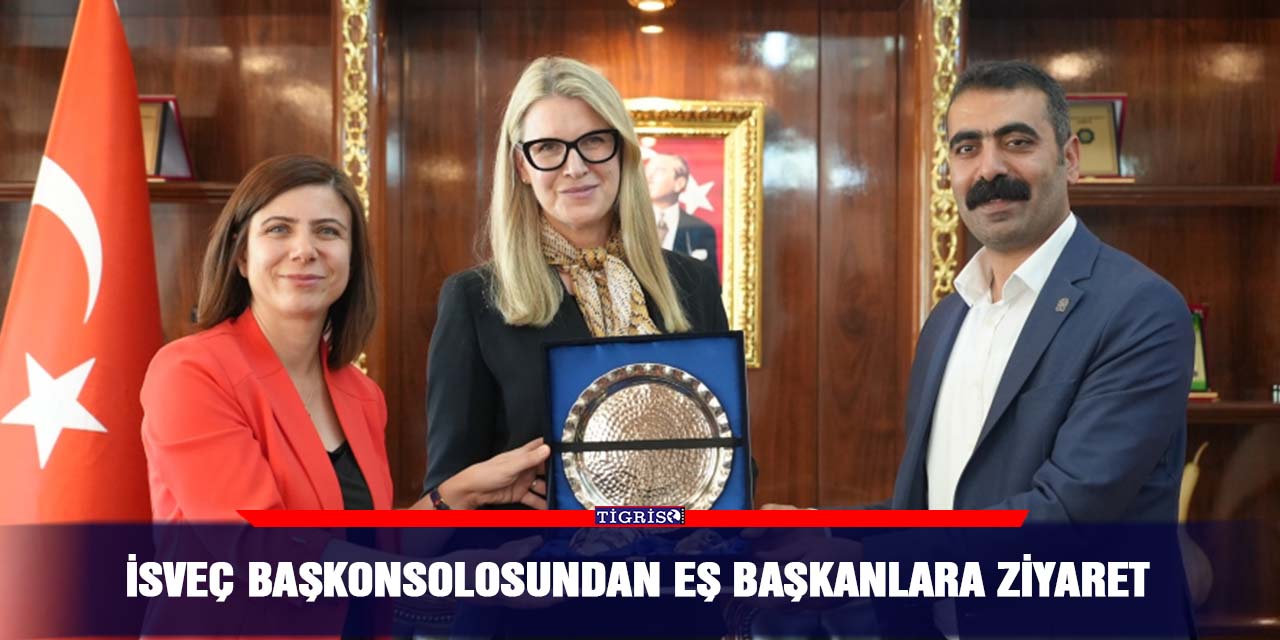 İsveç Başkonsolosundan Eş Başkanlara ziyaret