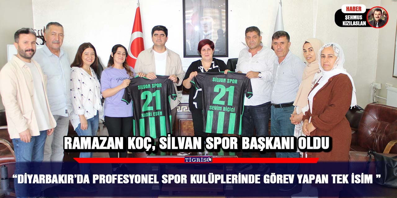 “Diyarbakır’da Profesyonel spor kulüplerinde görev yapan tek isim ”