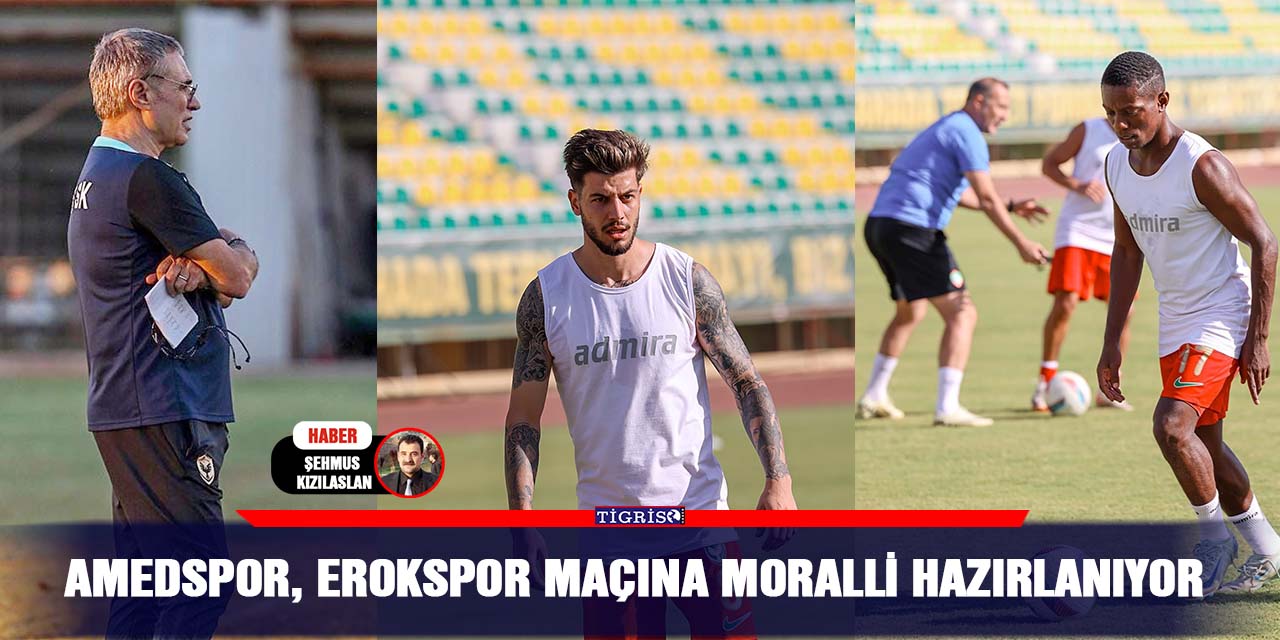 Amedspor, Erokspor maçına moralli hazırlanıyor