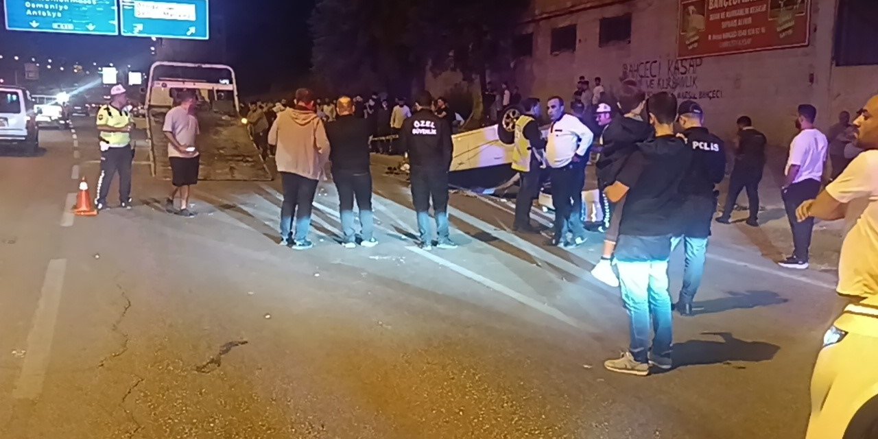 Otomobil takla attı, sürücüsü hayatını kaybetti