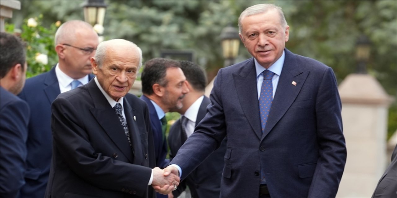 Erdoğan ile Bahçeli bir araya geldi